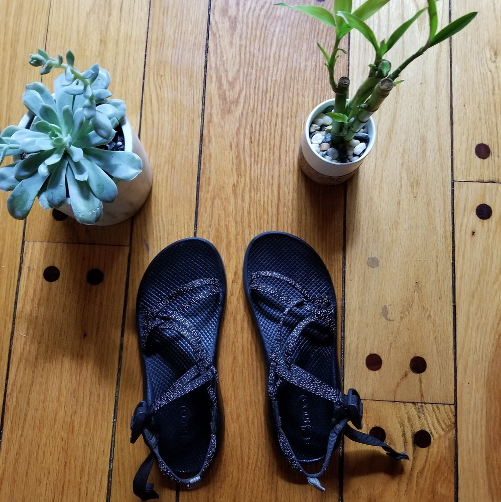 Black Chacos. Only worn once.